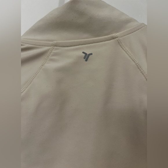 Old Navy Women Jacket Cream Long SleeveCompression Full Zip Activewear XS (0195) - Picture 8 of 10